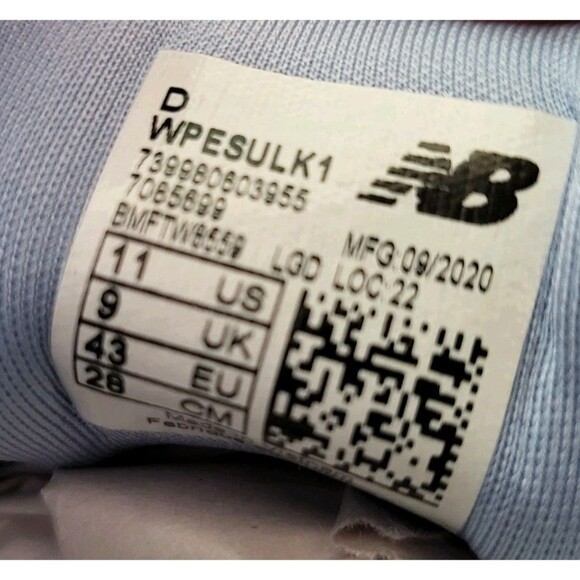 NEW BALANCE Dynasoft Pesu Womens 11 D Wide Width Black Running Athletic Shoes - Picture 9 of 10